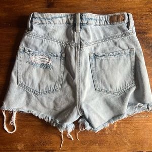 High waisted mom shorts
